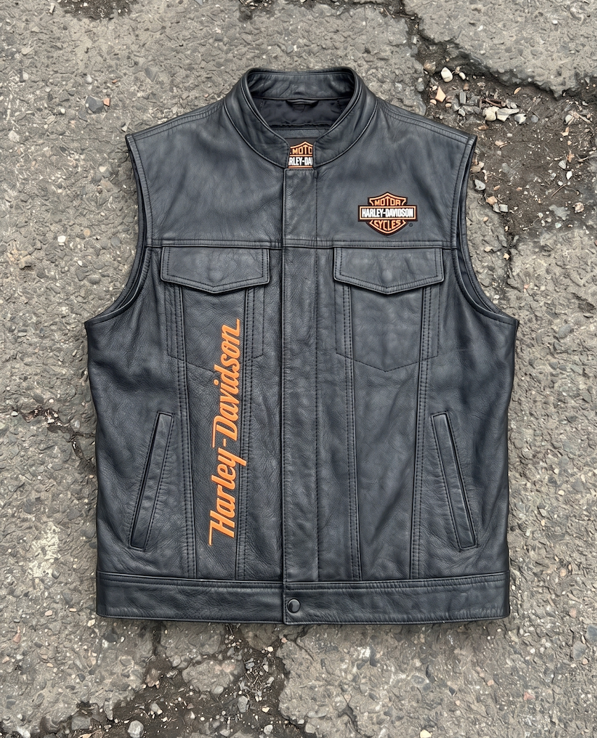 MadeByBrenda™ Handmade Vintage Harley Leather Jacket