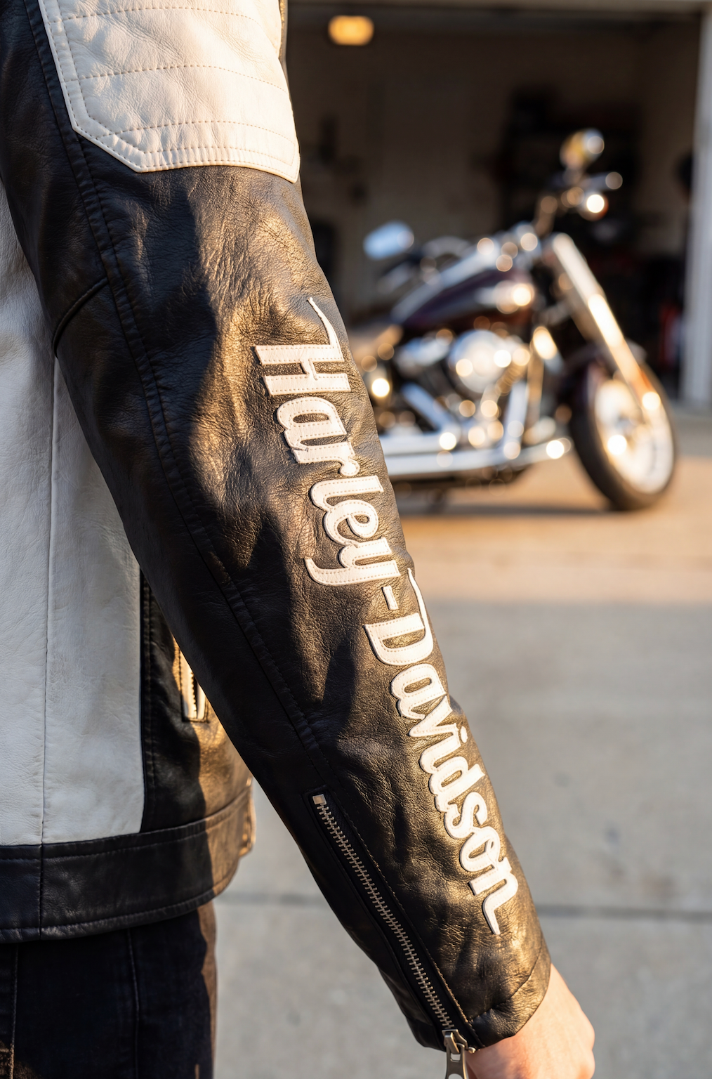 MadeByBrenda™ Handmade Vintage Harley Leather Jacket