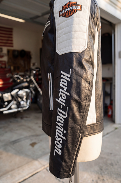 MadeByBrenda™ Handmade Vintage Harley Leather Jacket