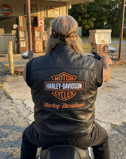 MadeByBrenda™ Handmade Vintage Harley Leather Jacket