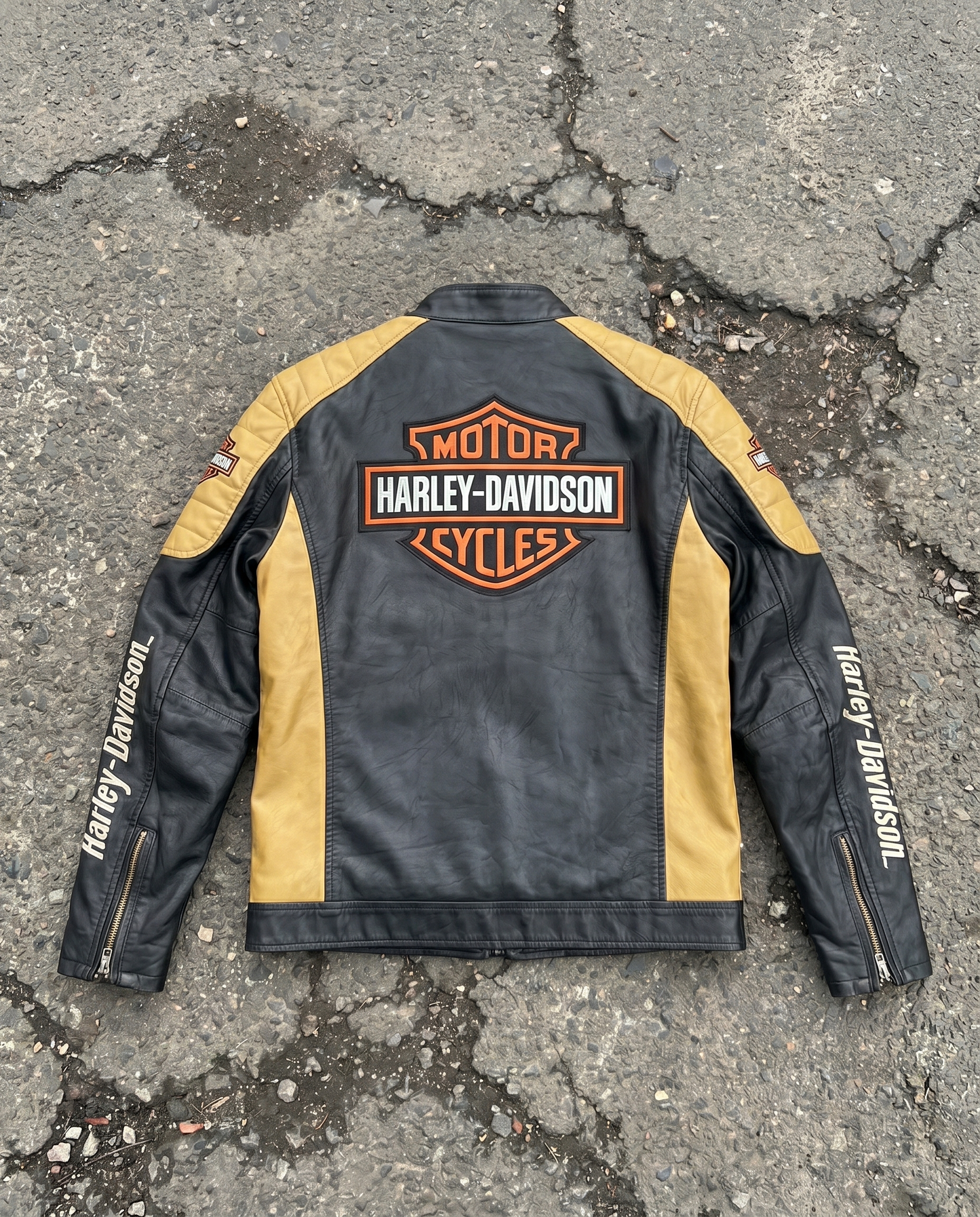 MadeByBrenda™ Handmade Vintage Harley Leather Jacket