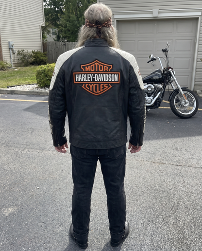 MadeByBrenda™ Handmade Vintage Harley Leather Jacket