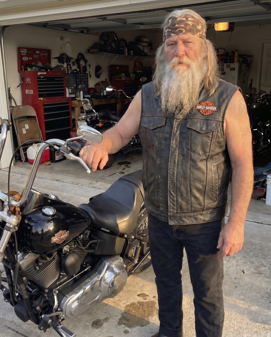 MadeByBrenda™ Handmade Vintage Harley Leather Jacket